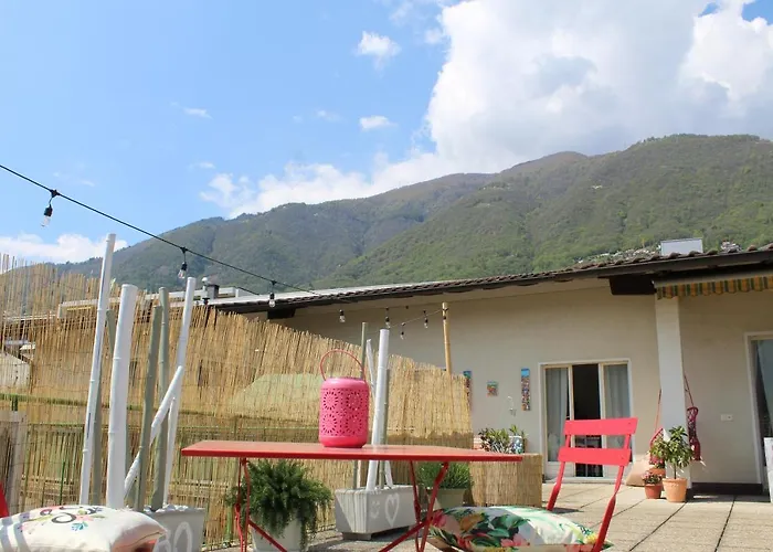 Con Terrazza A Due Minuti Dal 아파트 Minusio